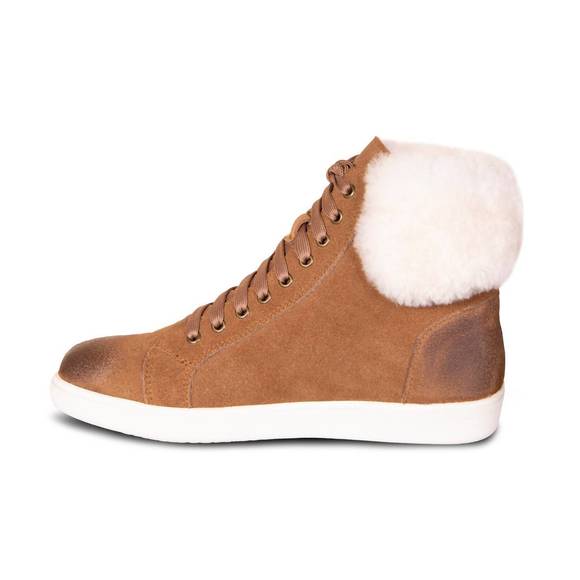 NEW CLOUD NINE ladies chelsea sneaker in brown - Picture 2 of 6